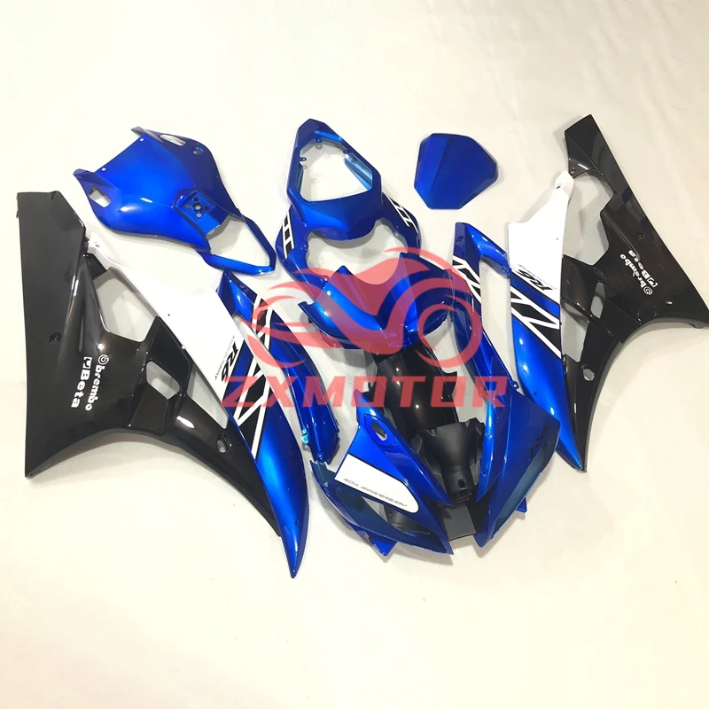 مجموعة هدايا مخصصة جديدة لياماها YZF R6 2006 2007 انسيابية للدراجات النارية ABS حقن هيكل السيارة مجموعة كاملة R 6 06 07 #2
