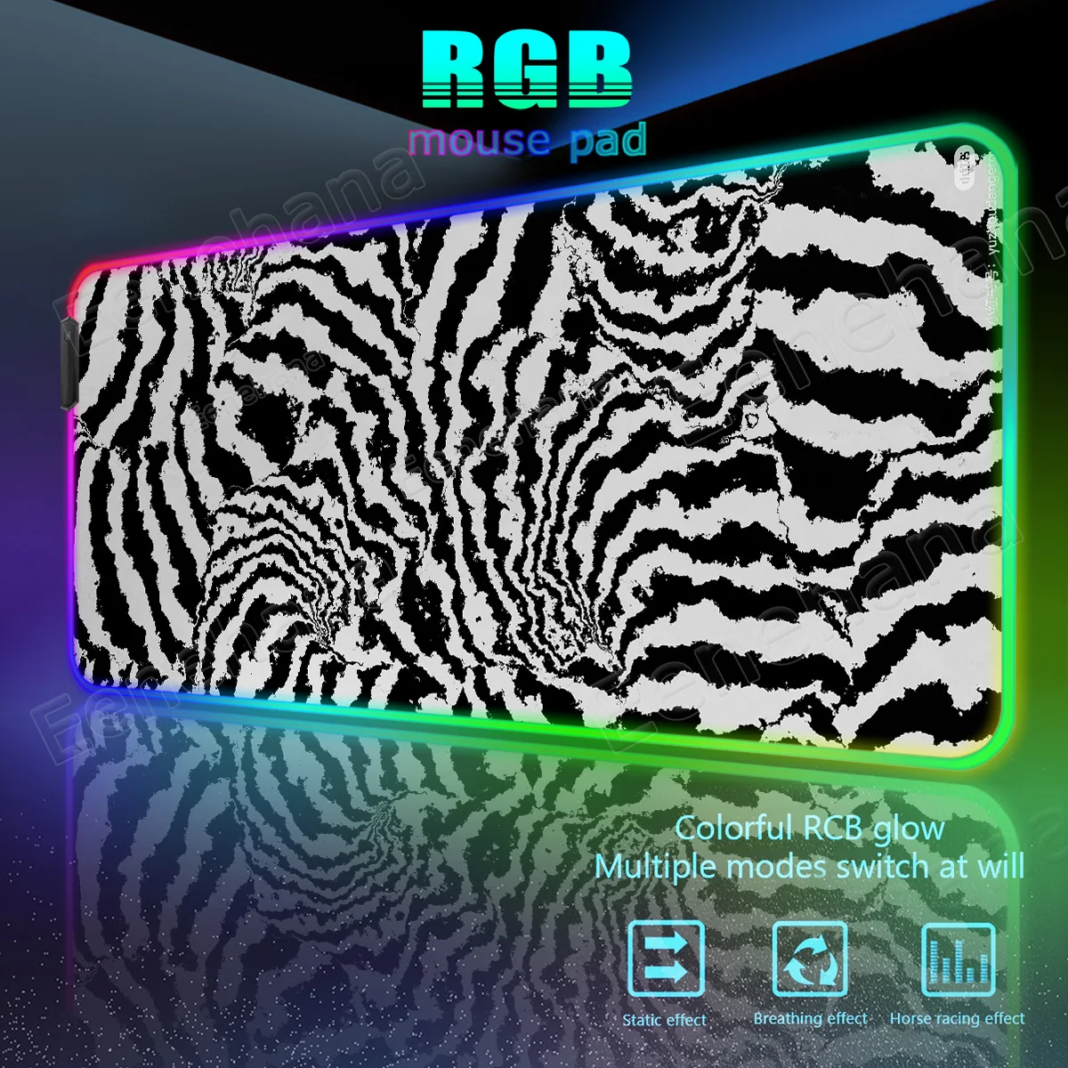 

Коврик для мыши с RGB-подсветкой, минималистичный, цветной, для геймеров, механическая клавиатура, игровой компьютер, светящийся, для офиса и дома, XXL, настольный коврик