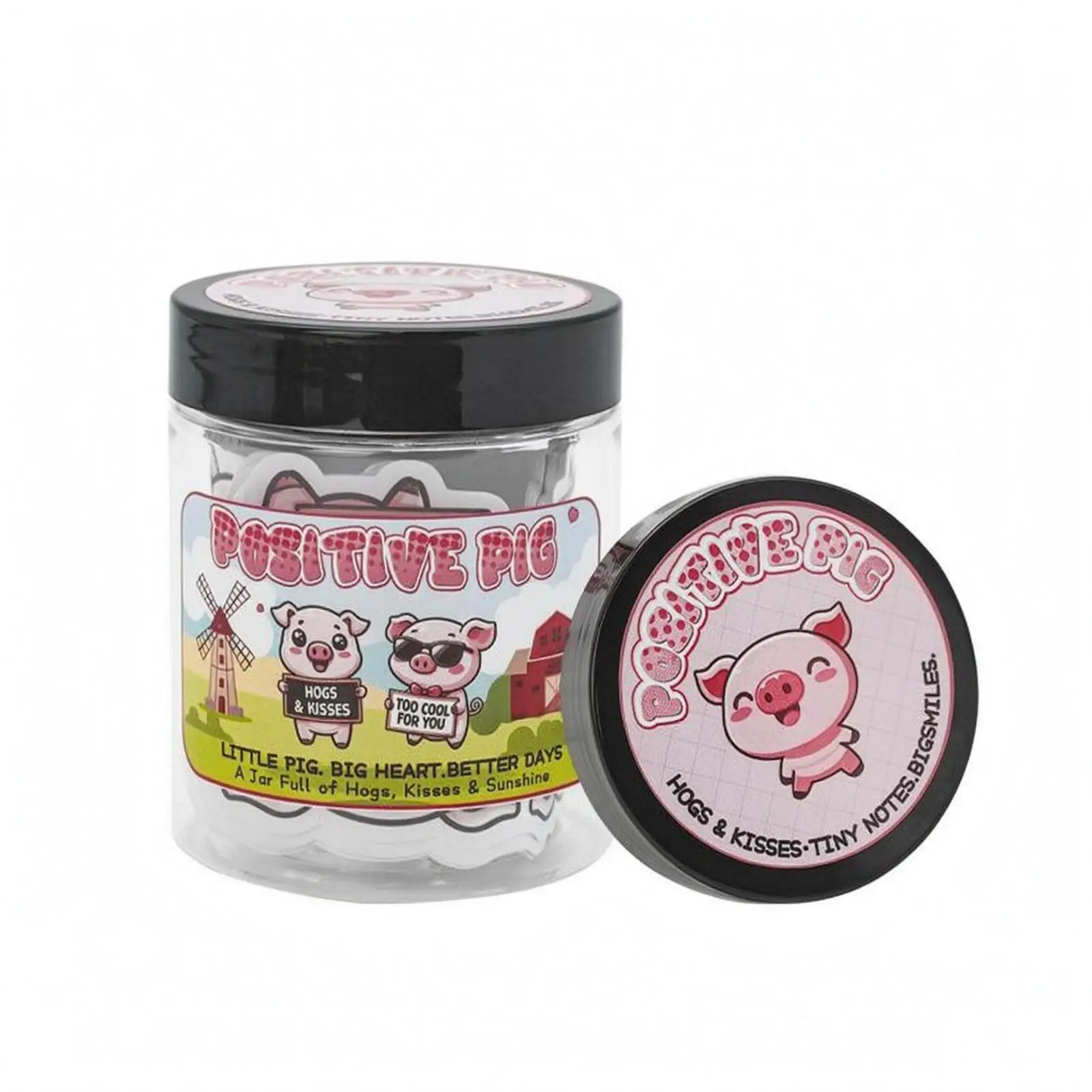 Cadeaux d'anniversaire amusants en forme de cochon, décoration de bureau, cartes d'affirmation, soutien émotionnel, inspirant, soins personnels pour collègues et femmes