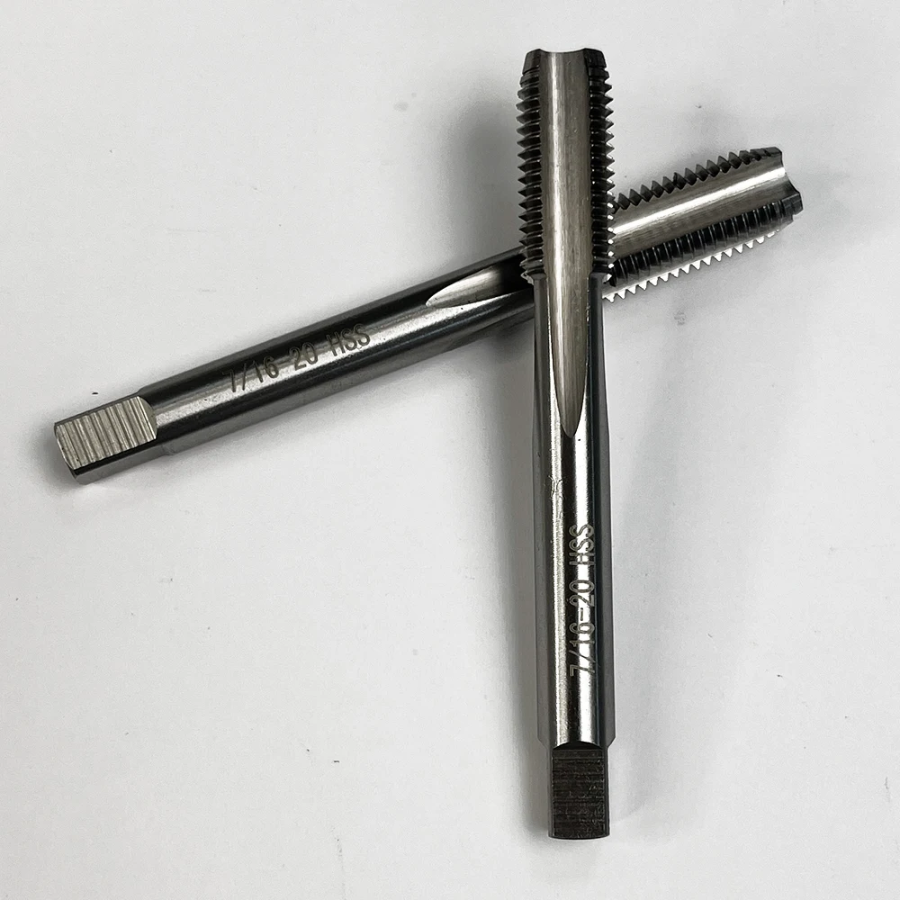HUAZHICHUN 1PC Tap 7/16"-20 UNF HSS Metric Thread Tap