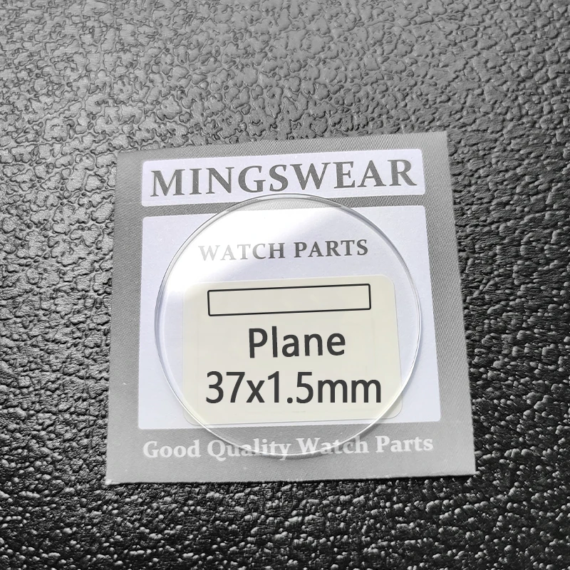 Kaca Mineral datar 1.5mm ukuran tebal dari 30mm ~ 39.5mm jam tangan transparan kaca kristal Aksesoris Jam 1 buah