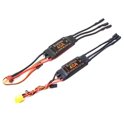 40A Brushless ESC Speed Controller BEC 5V / 3A Long & Short & with T plug & with XT60 plug For Drone Airplanes Motor RC Toy FPV