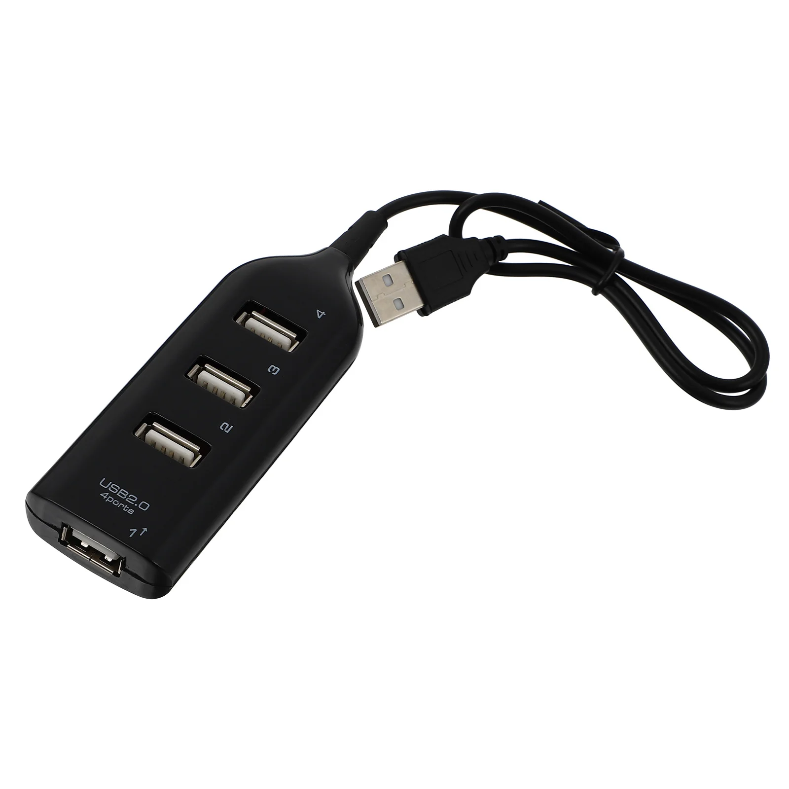 

1pc 4-Port 2.0 Hub Usb Extender Lightweight Portable Plug Play Usb Expansion Transfer Compatible With Pc Laptop