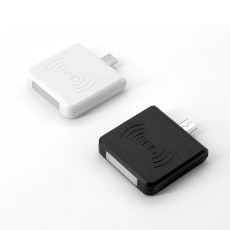 Мини-портативный RFID-считыватель идентификационных карт 125 кГц USB Smart EM Card Reader Forwin8 Android OTG Поддержка смартфона Черный