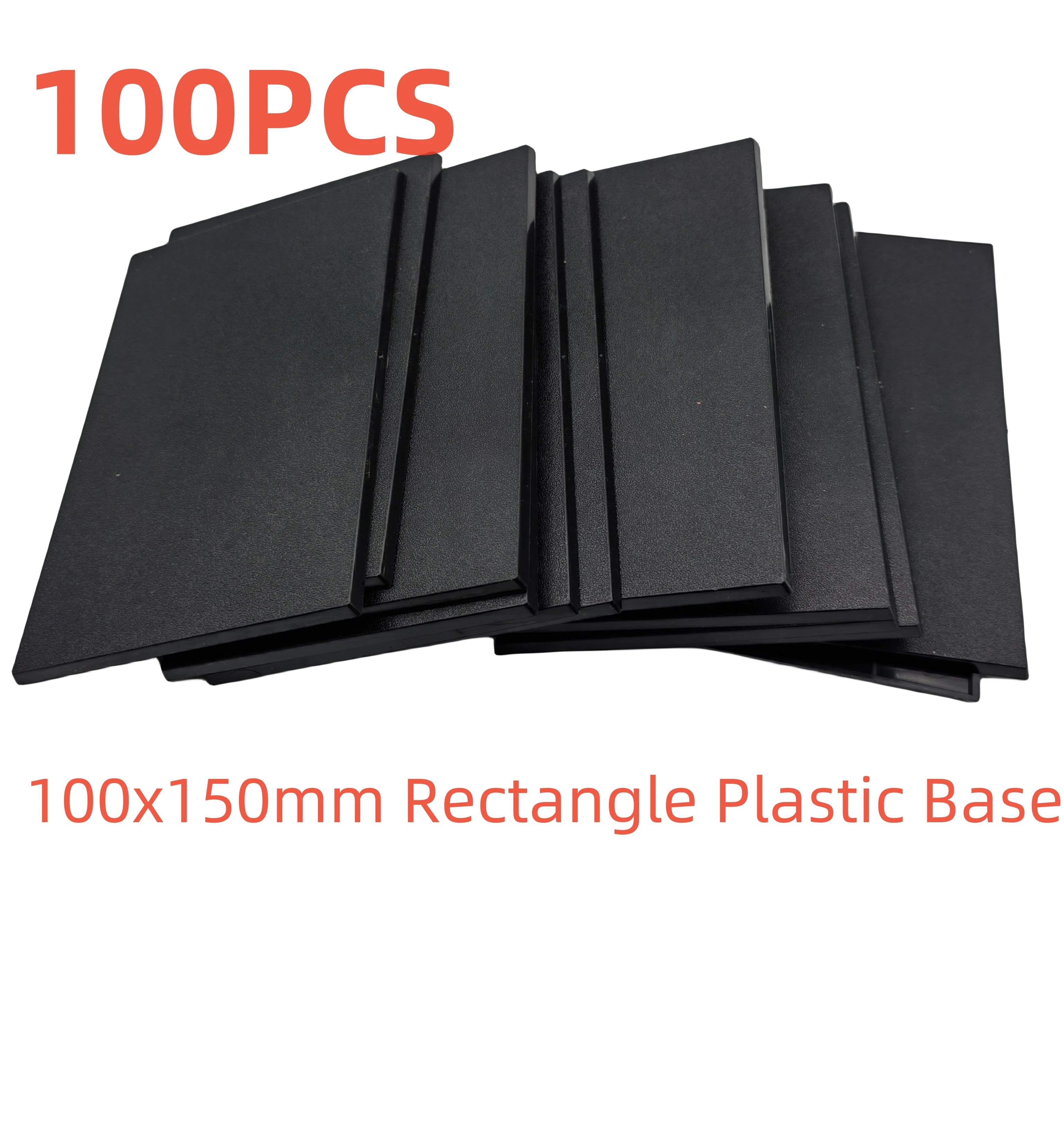 100x150mm Rectangle Plastic Bases for Miniature Models