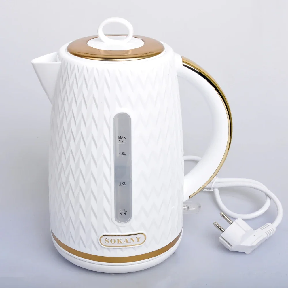 

Kettle White 2000W Handheld Instant Heating Water Kettle Auto Power-off 1.7L Capacity