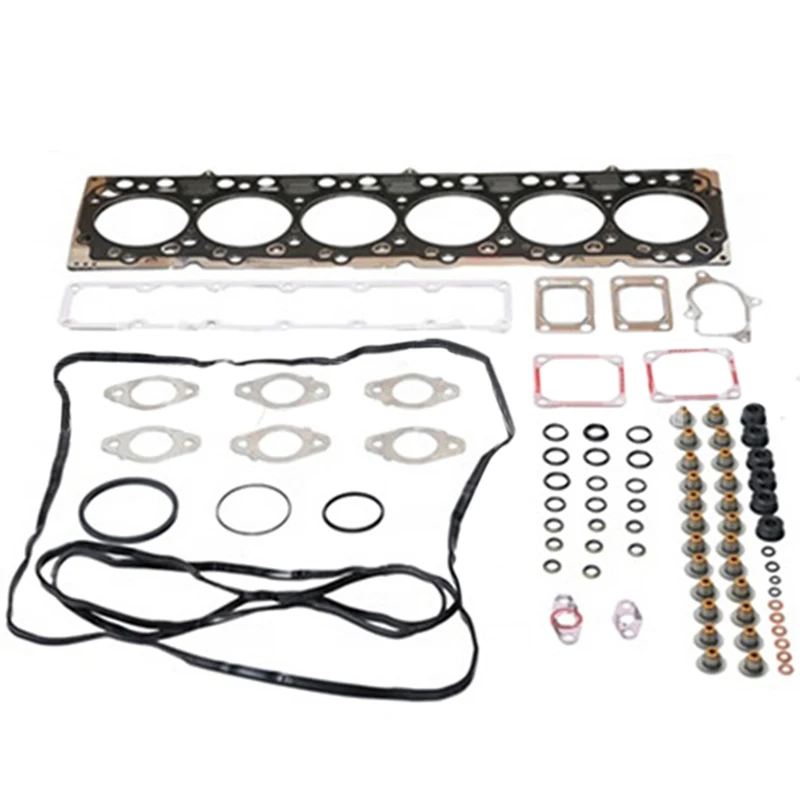 Upper Cylinder Engine Gasket Kit 4955229 Compatible With Cummins Engine QSB6.7 ISDE 6