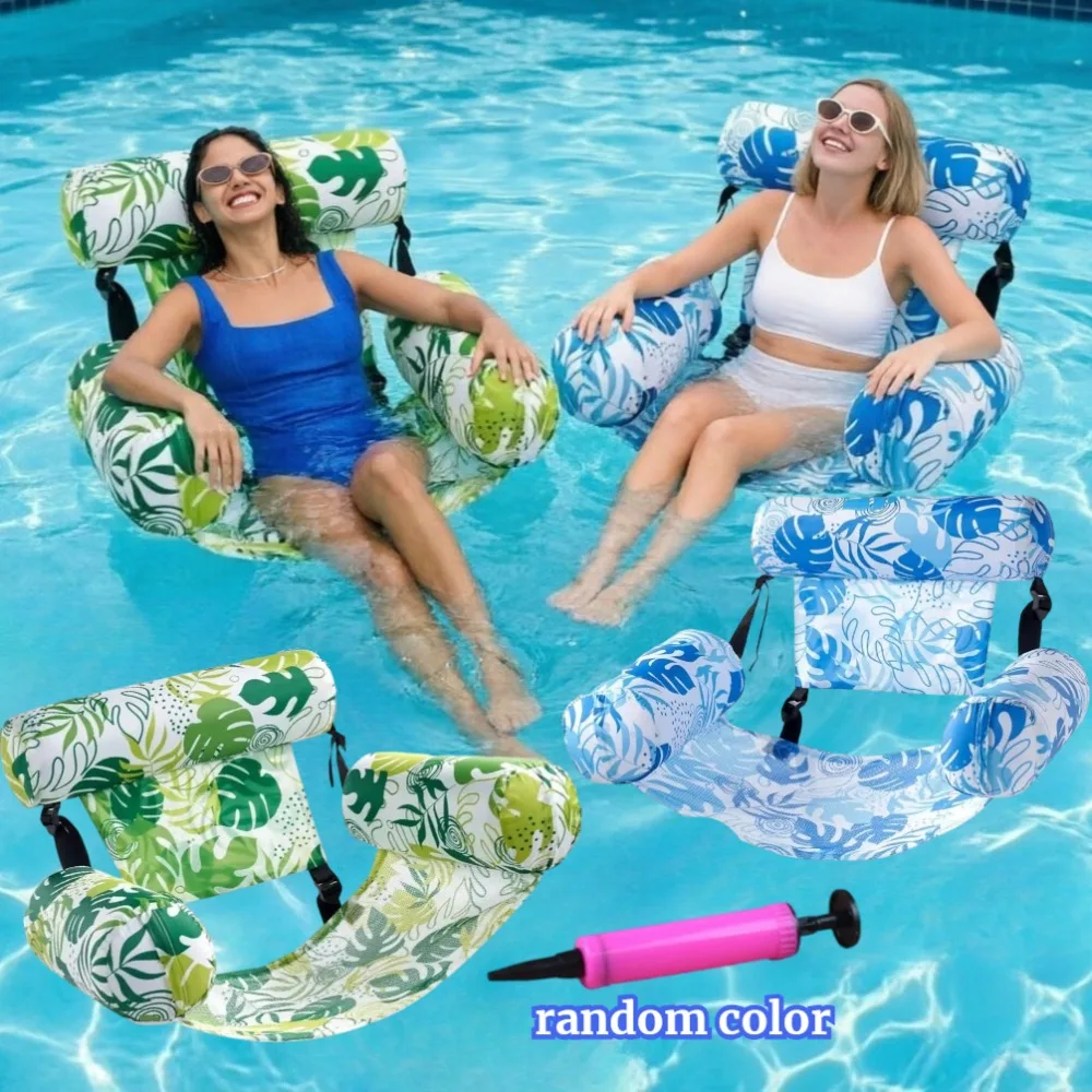 

Inflatable Pool Float for Adults, Floating Lounge Chair, Inflatable Pool Float, Party Summer Water Beach Lake Fun Floating Chair