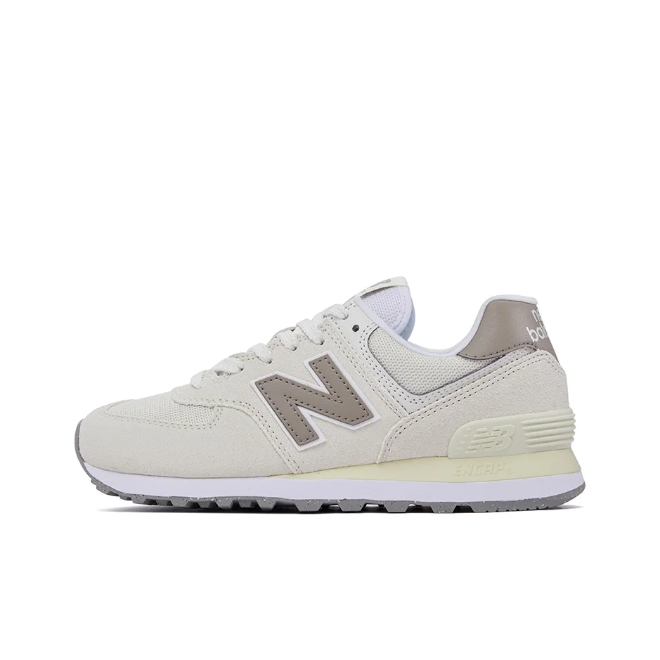 New Balance NB 574 Breathable Low top Casual Shoes Unisex Ecru U574ESC
