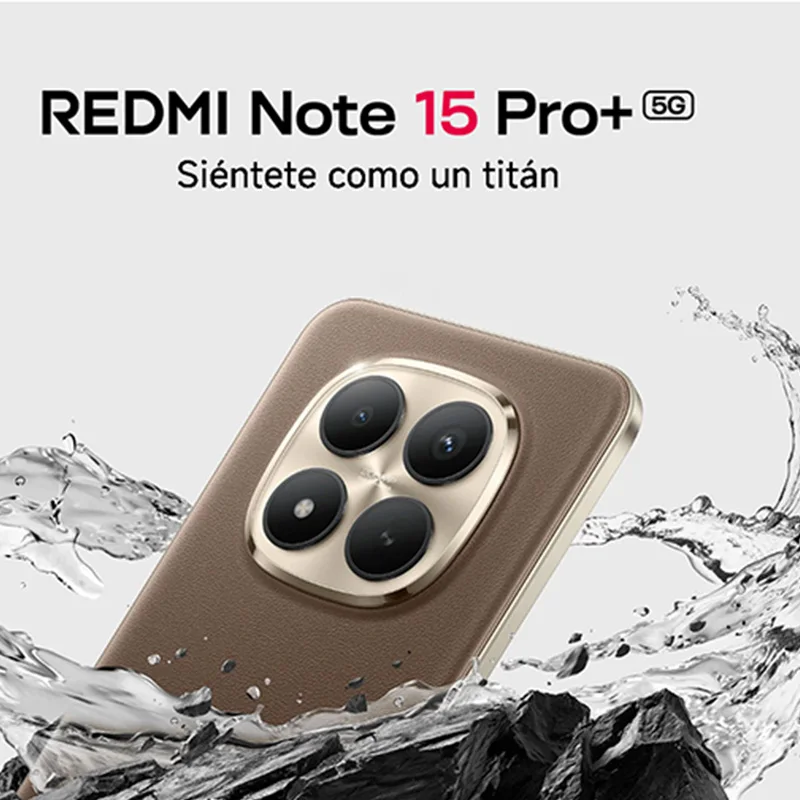 Xiaomi Redmi Note 15 Pro Plus 5G, NFC, 12 512GB, Pantalla AMOLED 1.5K de 6.83 pulgadas, 120 Hz, Cámara de 200 MP, Batería de 6500 mAh, IP68 3
