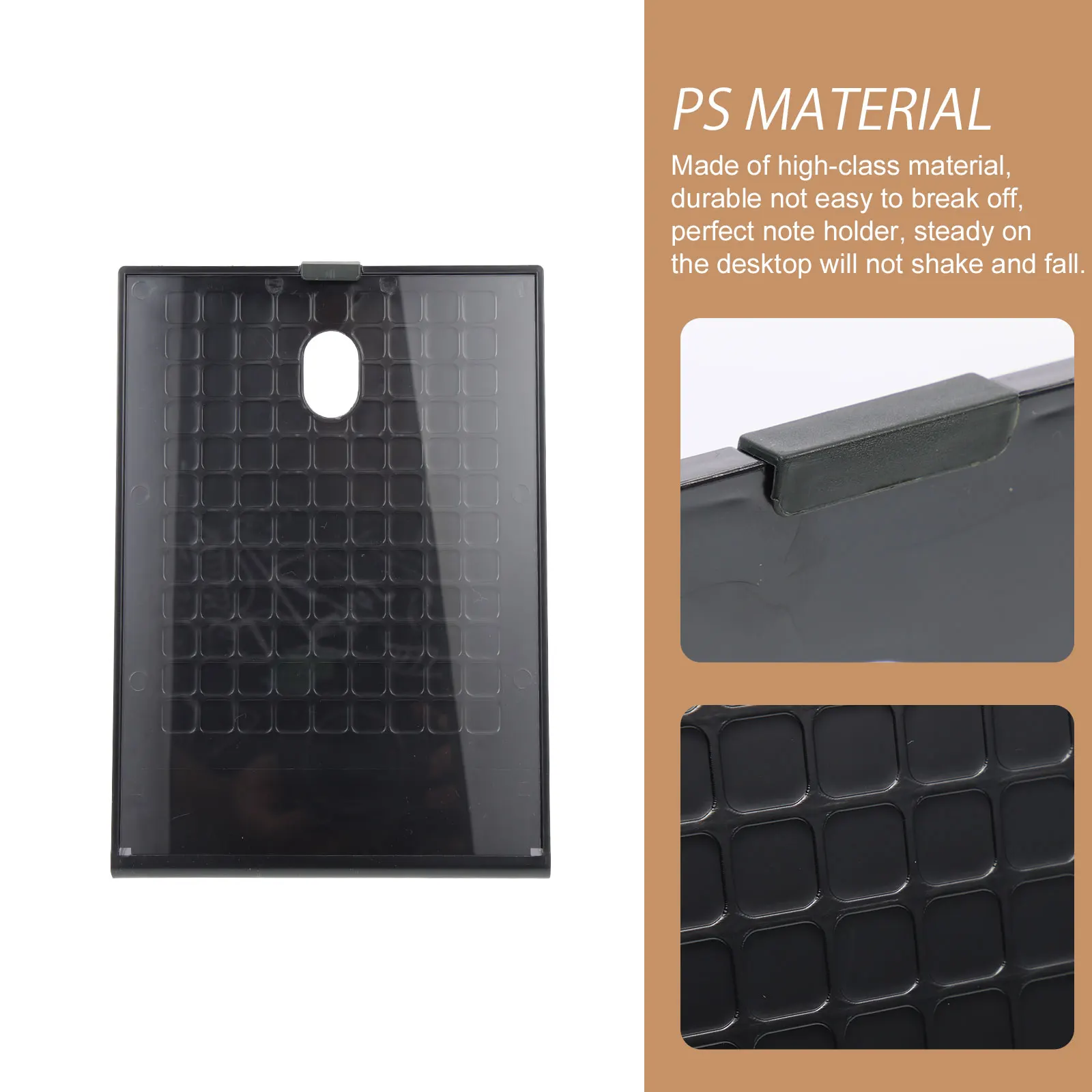 

Sturdy Transparent Back Sign Holder Anti-Falling Price Display Stand Plastic Menu Stand Desktop Label Rack Clear Design