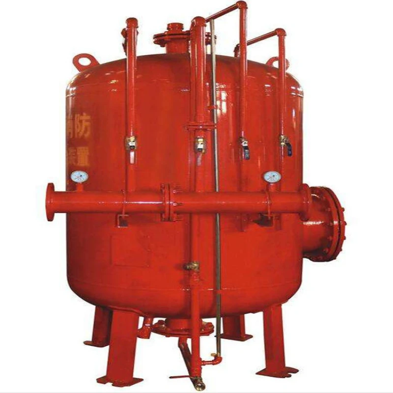 

Foam tank Fire fighting fighting tank Pressure type foam proportional mixing device
