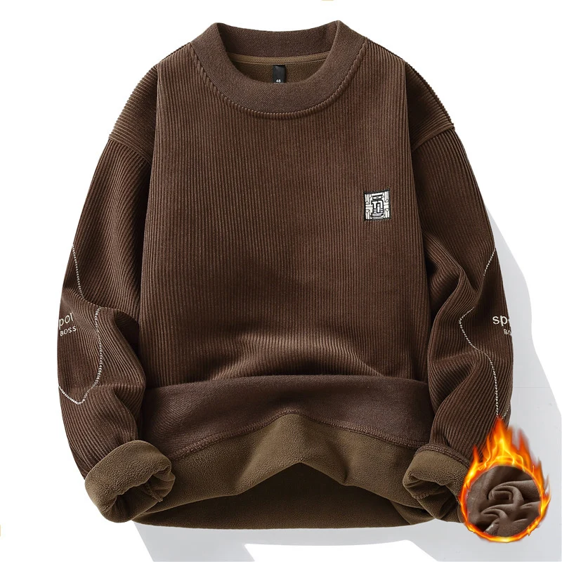 Men's Streetwear Casual Knit Sweater Pullover Spring Autumn Fashion Male Men's Jumpers Sweat-shirt Men Clothing Solid Color