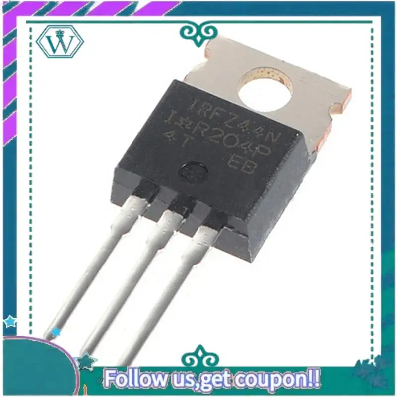 A75Q-20Pcs IRFZ44N IRFZ44 Power Transistor MOSFET N-Channel 49A Amp 55V