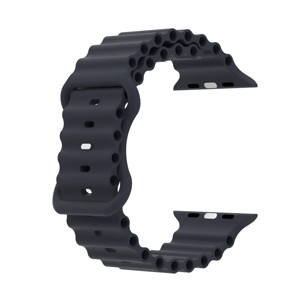 Cinturino in Silicone per cinturino Apple Watch Ultra 2/1 49mm 45mm 44mm 42mm 41mm 40mm 38mm Correa bracciale per IWatch Serie 9 8 7 6 5 4 SE