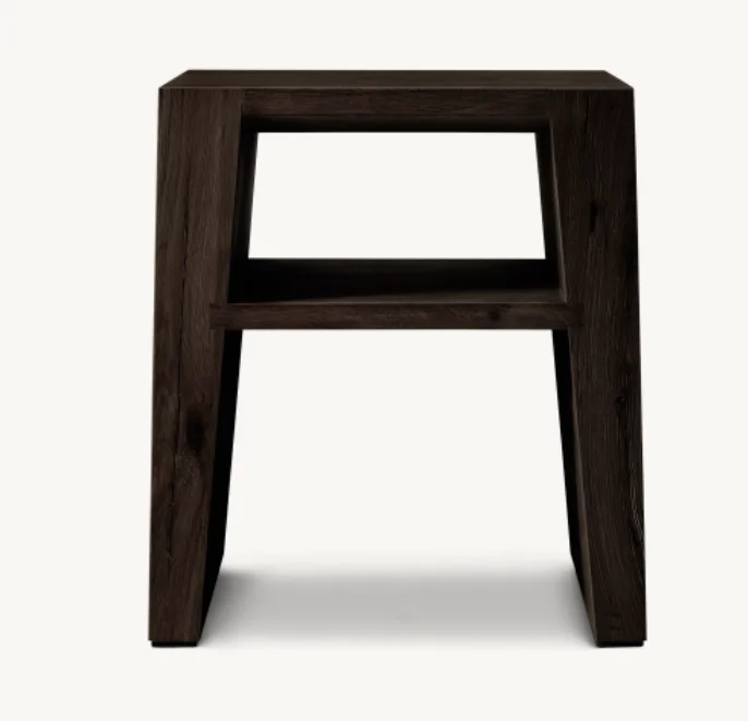 

# Modern Design Living Room Furniture Simple Hand-Forged Oak Side Tables