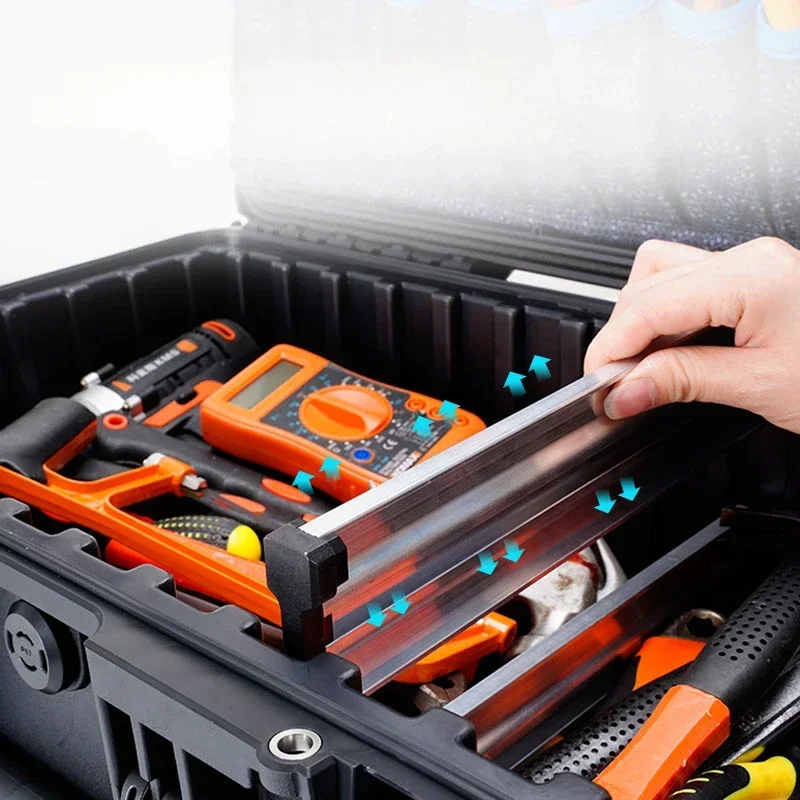 Professional Electrician Plastic Parts Tool Case Organizer Tool Box Mechanic Storage Tool Box Motorcycle Repair Accessories view 3