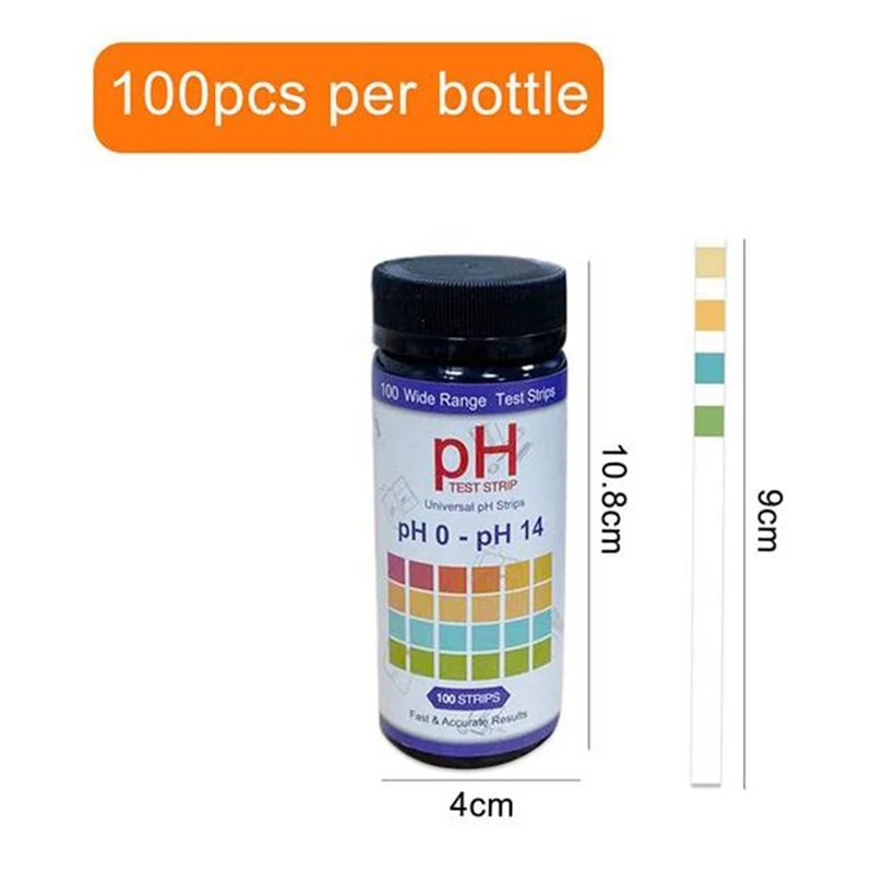 Tiras De Teste De PH Do Solo, testador De Solo, testador De Plantas, tiras De Teste De PH, 0-14 PH, 100 Tiras
