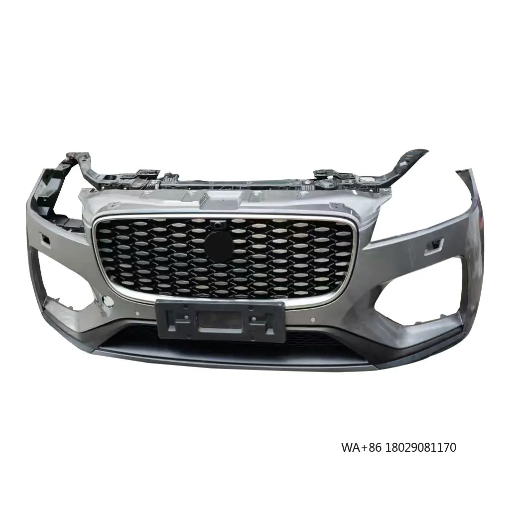

New Condition Front Headlamp Bumper for Jaguar F-Pace Auto Accessories' Fiberglass Radiator Spare Part Used for Upgrade Fender