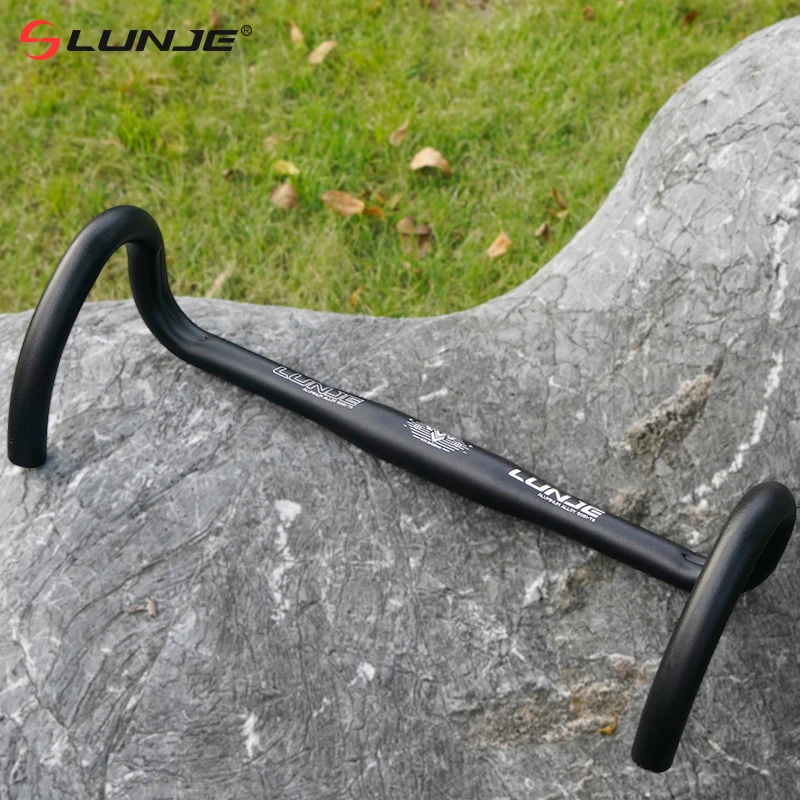 Road Bicycle Handlebar Racing Drop Bar 25.4/31.8mm Cycling Reduce Resistance Bent Handlebar 400 420mm