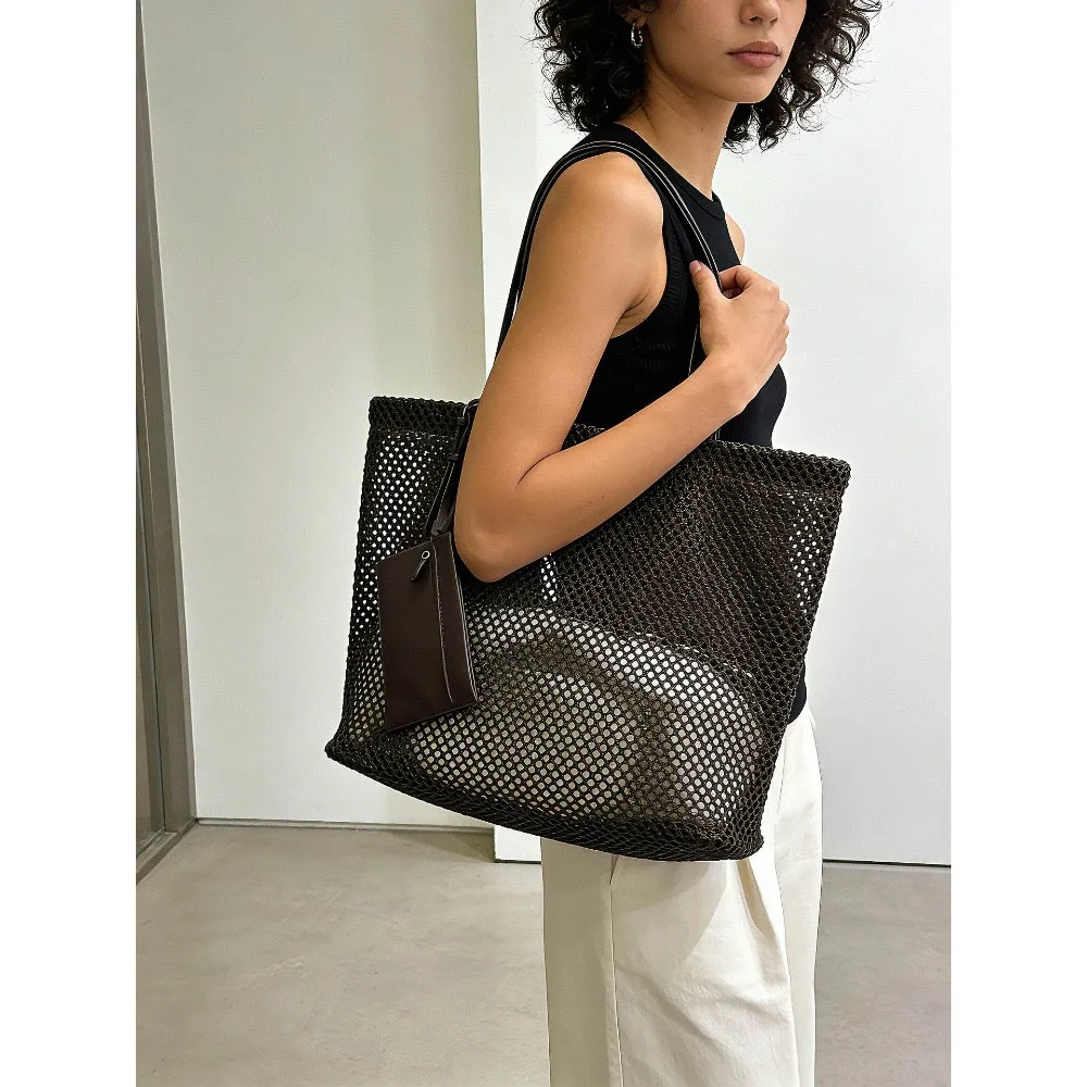 

Сумка Lafite плетеная, большая вместимость, простая повседневная универсальная кожаная сумка, женская модная текстурированная, практичная, уникальная