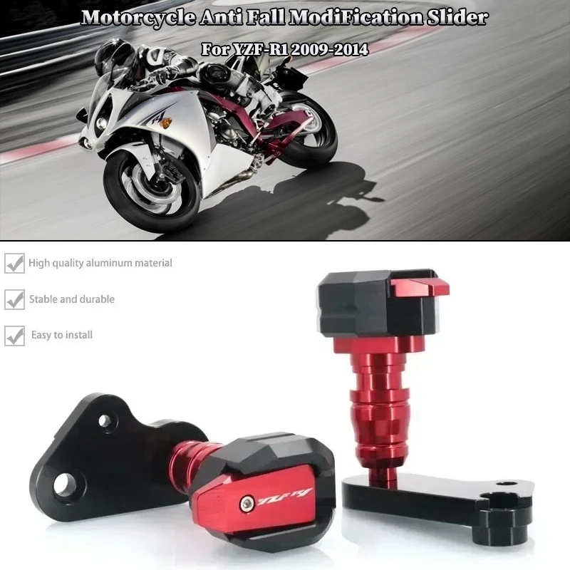 

Motorcycle Falling Protection Frame Slider Fairing Guard Crash Protector For YAMAHA YZFR1 YZF-R1 2009-2014 2013 2012 2011 2010