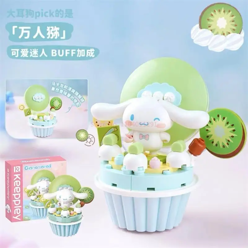 Keeppley Sanrio Bouwstenen Leuke Taarten Anime Figuur Desktop Decoratie Puzzel Assembleren Model Speelgoed Verjaardagscadeau Voor Kinderen