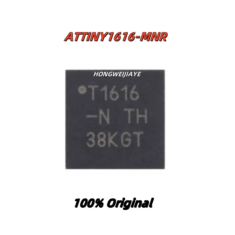 5PCS 100% New ATTINY1616-MNR T1616-N  ATTINY816-MFR AT816-F  ATTINY84-15MZ T84-15MZ QFN-20 Brand New Original Chips ic
