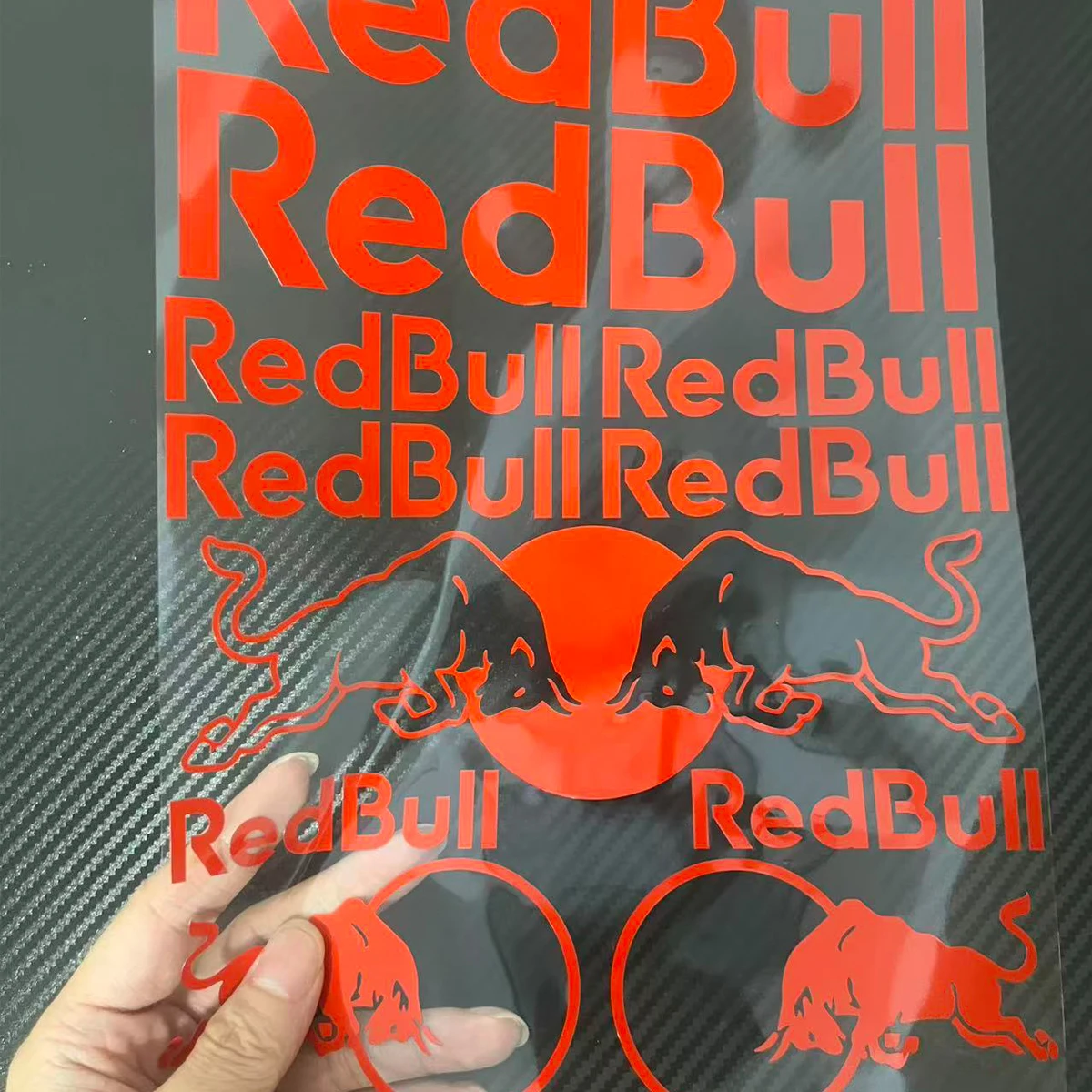 Para calcomanías adhesivas Red Bull
