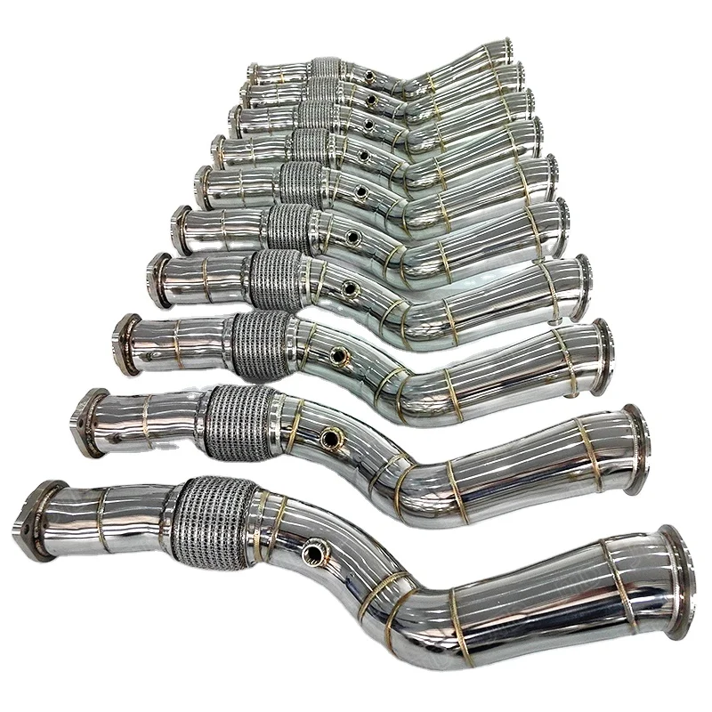 

JTLD Factory in Stock Stainless Steel Straight Pipe Exhaust Downpipe with Heatshiled for G80 M3 G82 M4