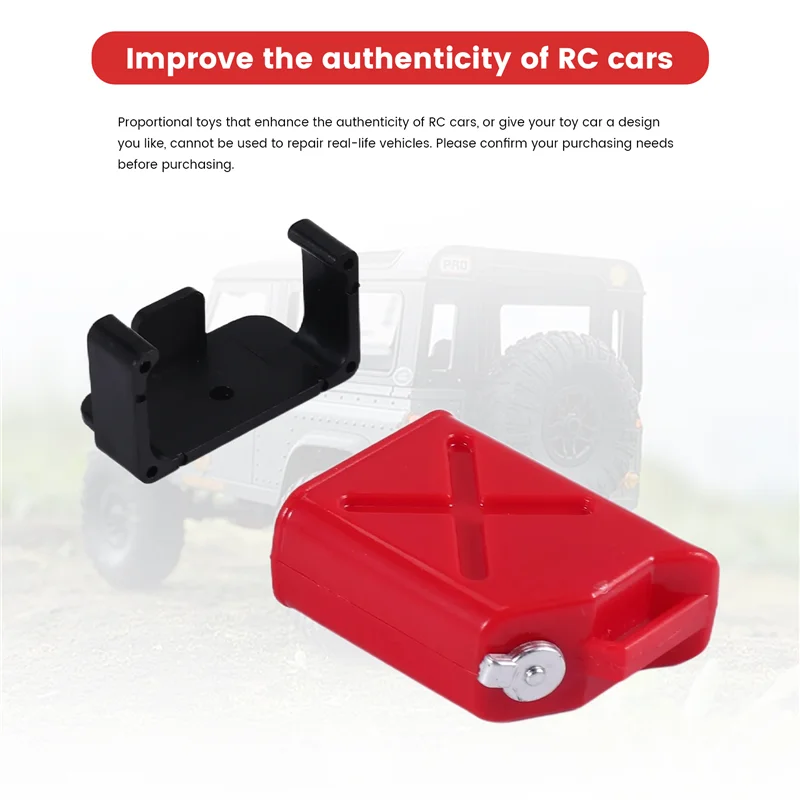 

ABTI-RC Rock Crawler 1:10 Accessories Mini Fuel Tank For TAMIYA CC01 Axial SCX10 90046 D90 D110 TF2 Traxxas TRX-4 Crawler Truck