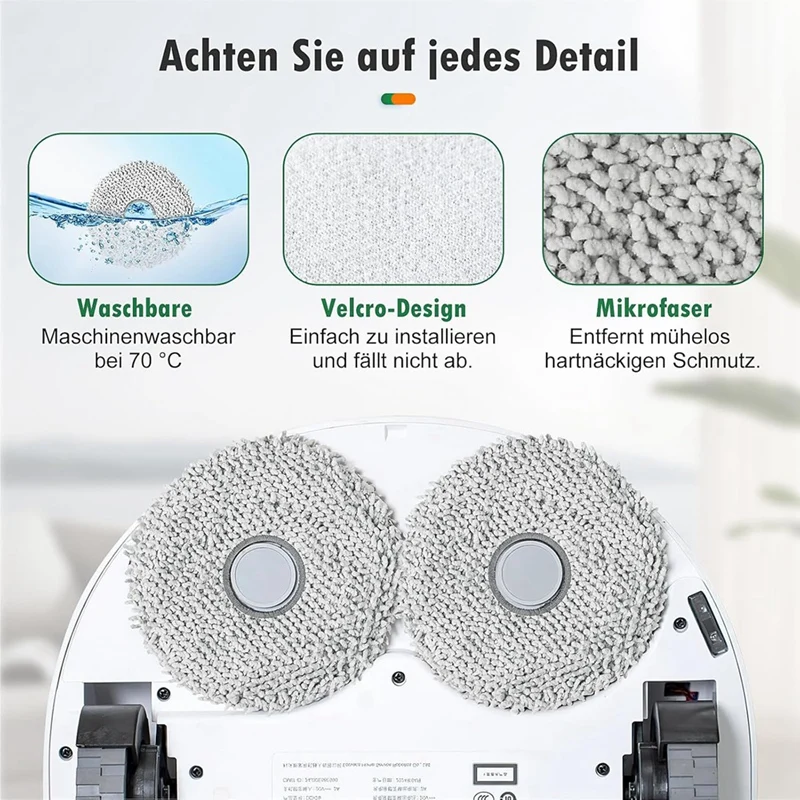 JDZD-For Ecovacs Deebot X5 Omni جهاز آلي لتنظيف الأتربة فرشاة جانبية رئيسية فلتر Hepa ممسحة القماش أكياس الغبار استبدال قطع الغيار