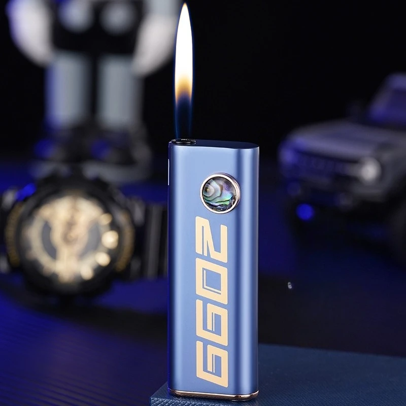 ولاعة لهب مفتوحة متعددة الوظائف من Cat Eye Home، تصميم صامت محمول، إكسسوارات ولاعة سجائر عصرية للرجال #5