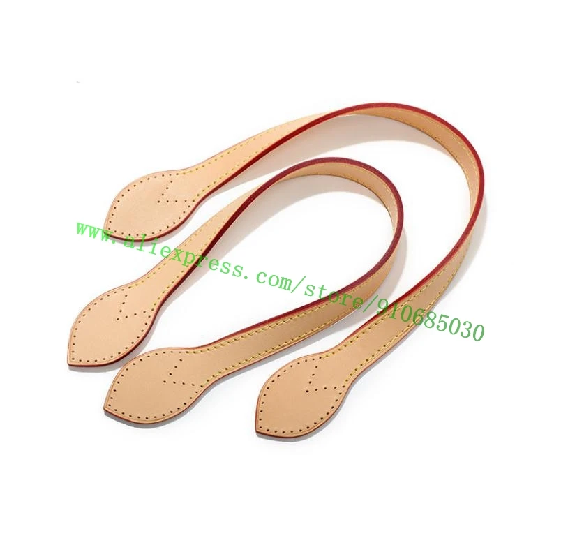 1 Pair Genuine Calfskin Handle Strap Replacement For Designer Nevverful Women Tote Lady Handbag 1.8cm Width 4 Colors