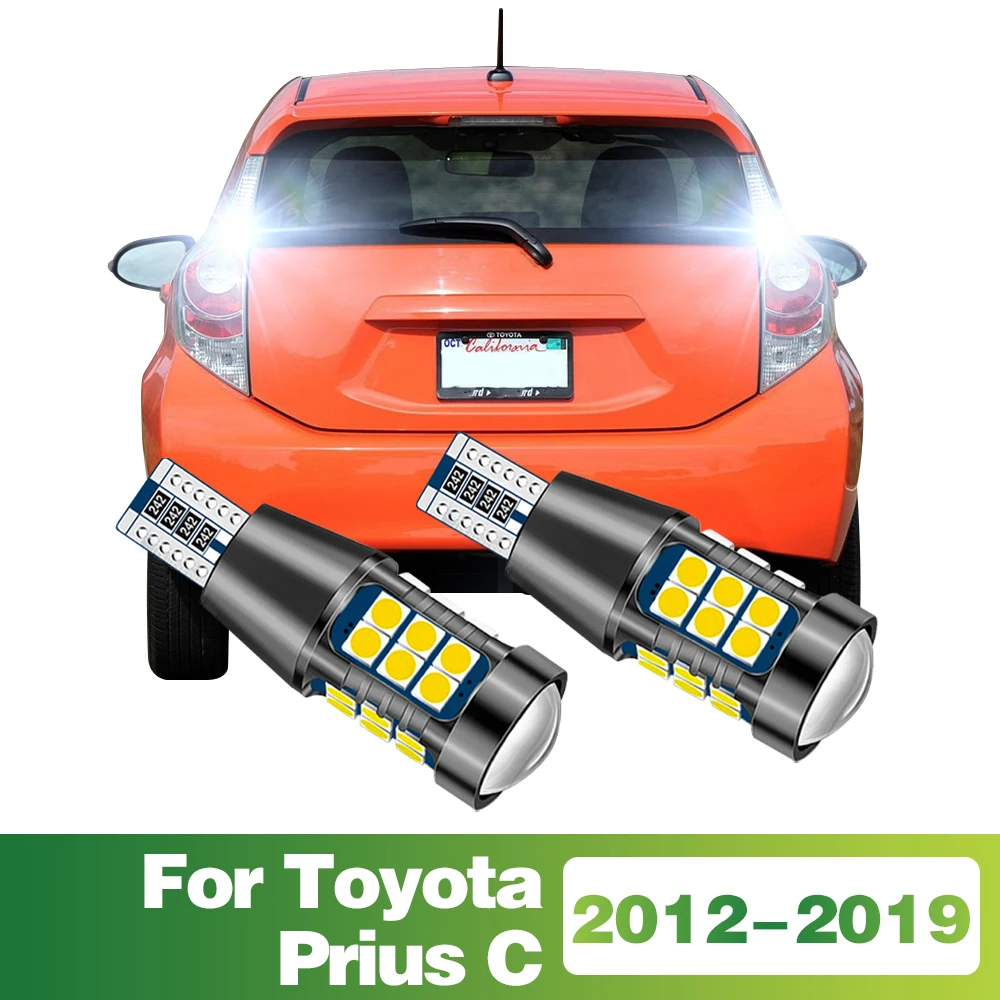 

2Pcs T15 Signal-Lamp LED Bulb Car Reverse Light Tail Lamp For Toyota Prius C 2012 2013 2014 2015 2016 2017 2018 2019 Accessories