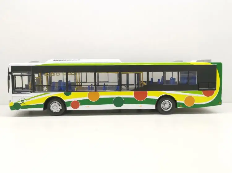 1:42 Bus Model Guangzhou first bus 510 hybrid model