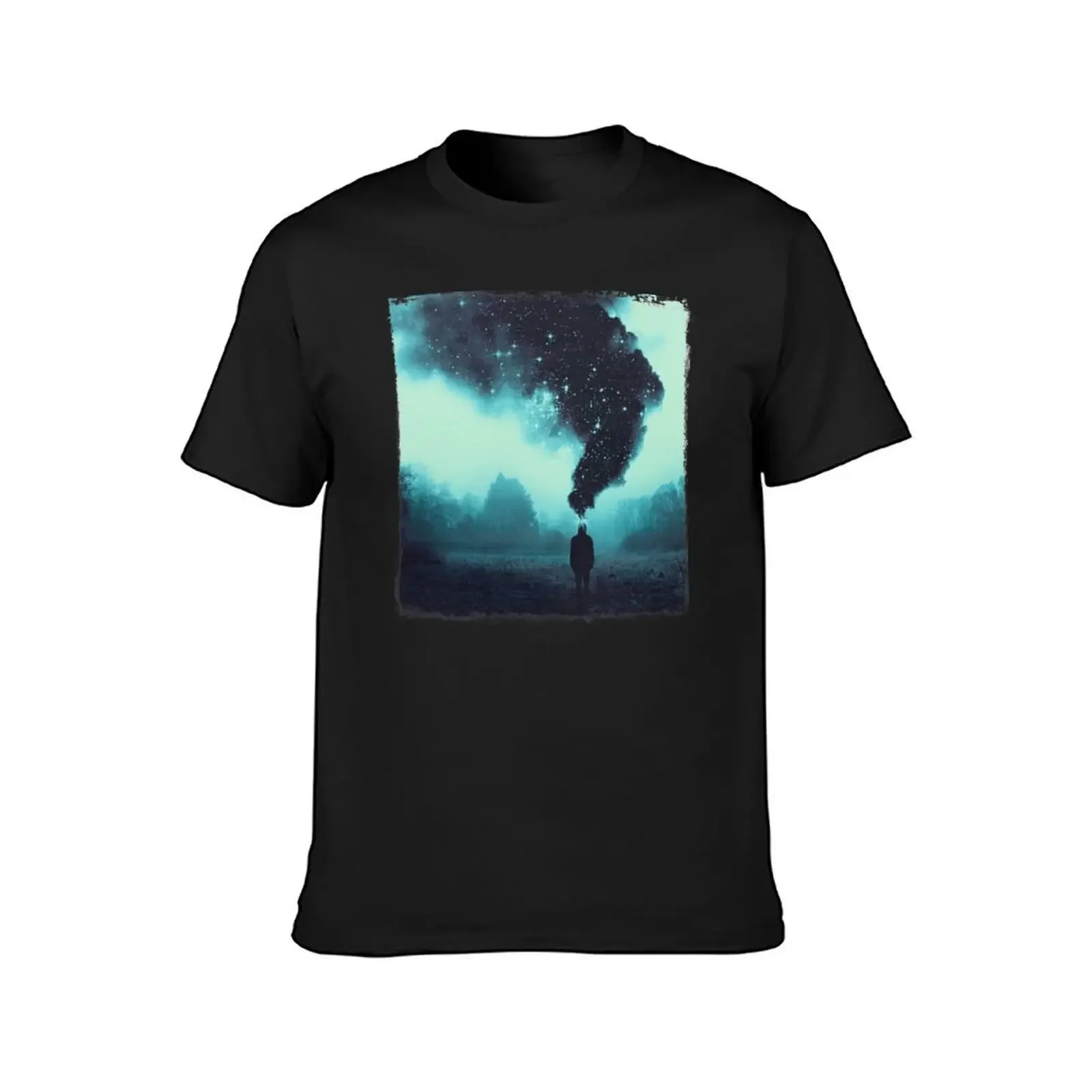 there is more beyond the obvious - surreal landscape T-Shirt anime graphic tee shirt big and tall t shirts for men