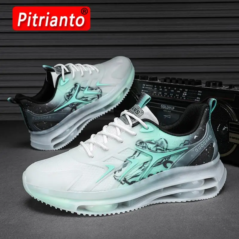 

Men Casual Sneakers Fashion Outdoor Jogging Sport Shoes Mesh Breathable Non-slip Sneakers Men Training Fitness Shoes