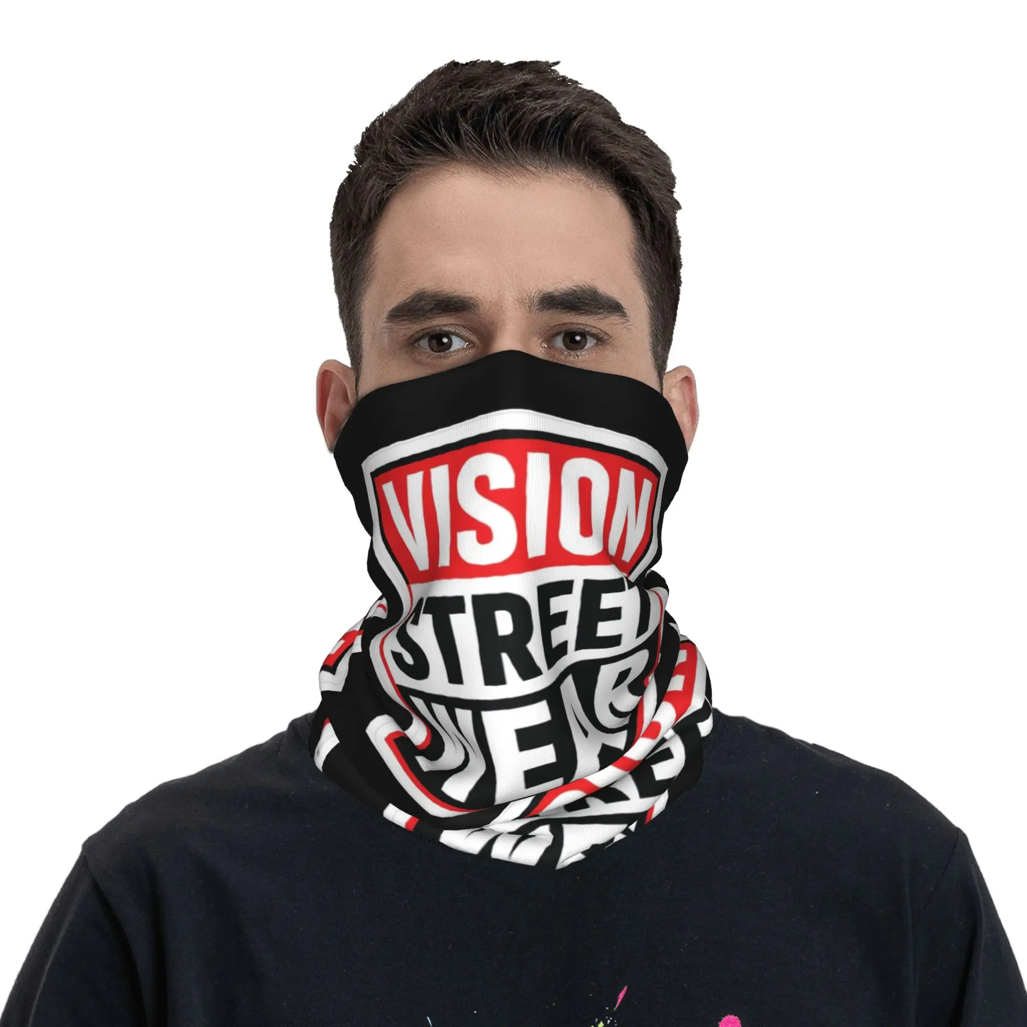 Custom Vision Street Wear  Neck Gaiter Men Women Windproof Winter skateboarding and BMX brand Bandana Scarf for Cycling