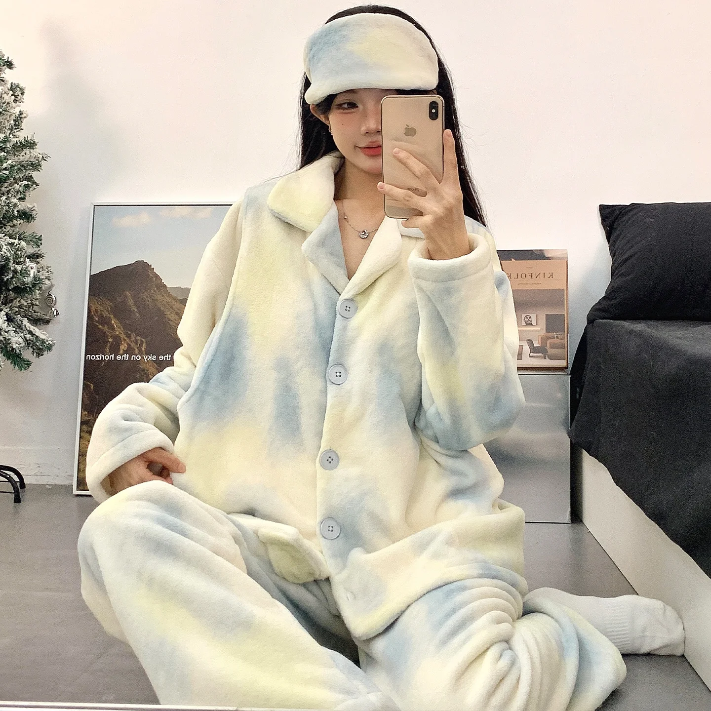 

Pajama Sets Youth Women Tropical Island Print Modal Sleeveless Tie Front Homeclothes Shorts Exotic Vacation Theme Summer Beach