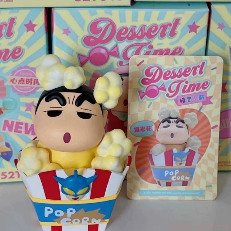 Crayon Shin-Chan Dessert Time Series Blind Box Surprise Action Cartoon Mysterious Surprise Box  Girl Christmas Birthday Gift