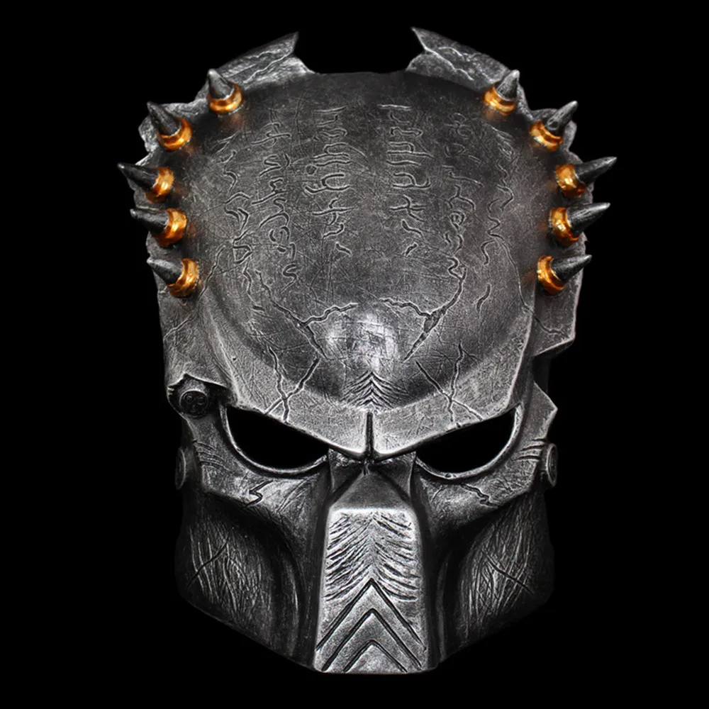 Imagem -04 - Resina Predator Wolf Mask para Halloween Party Personagem Traje Cosplay Anime Sports Soldier