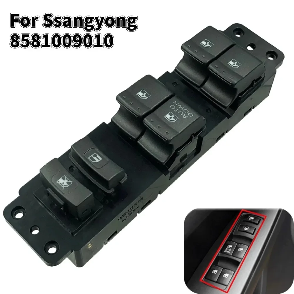 

Передний левый переключатель стеклоподъемника для Ssangyong ACTYON KYRON 2007-2009 8581009010 Замена ABS Контролирует автомобильные аксессуары