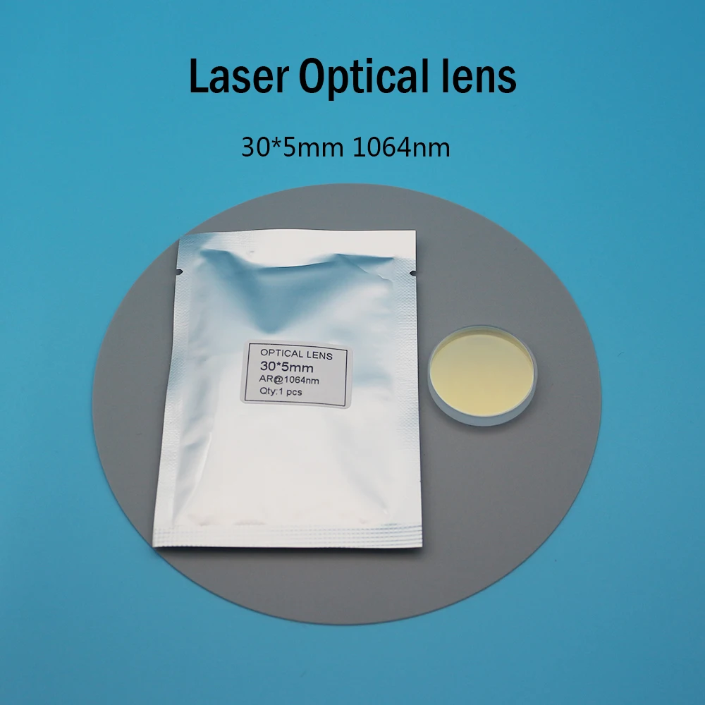 

JHCHMX Laser Optical Lens/Glass Protective Windows 30*5mm 1064nm For WSX HSG Raycus LightCutter Prectiec Laser Cutting Machine