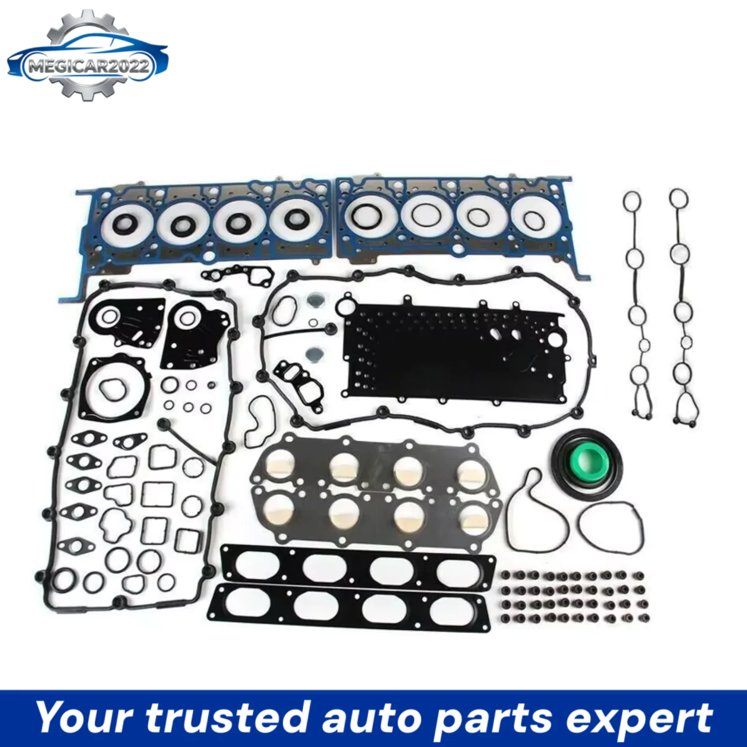 Engine Parts Overhaul Gasket Seals Rebuild Kit Fit 4.2 L BBK BHF BAS For 4.2L Audi A4 A6 Quattro S4 S6 4.2L V8 GAS