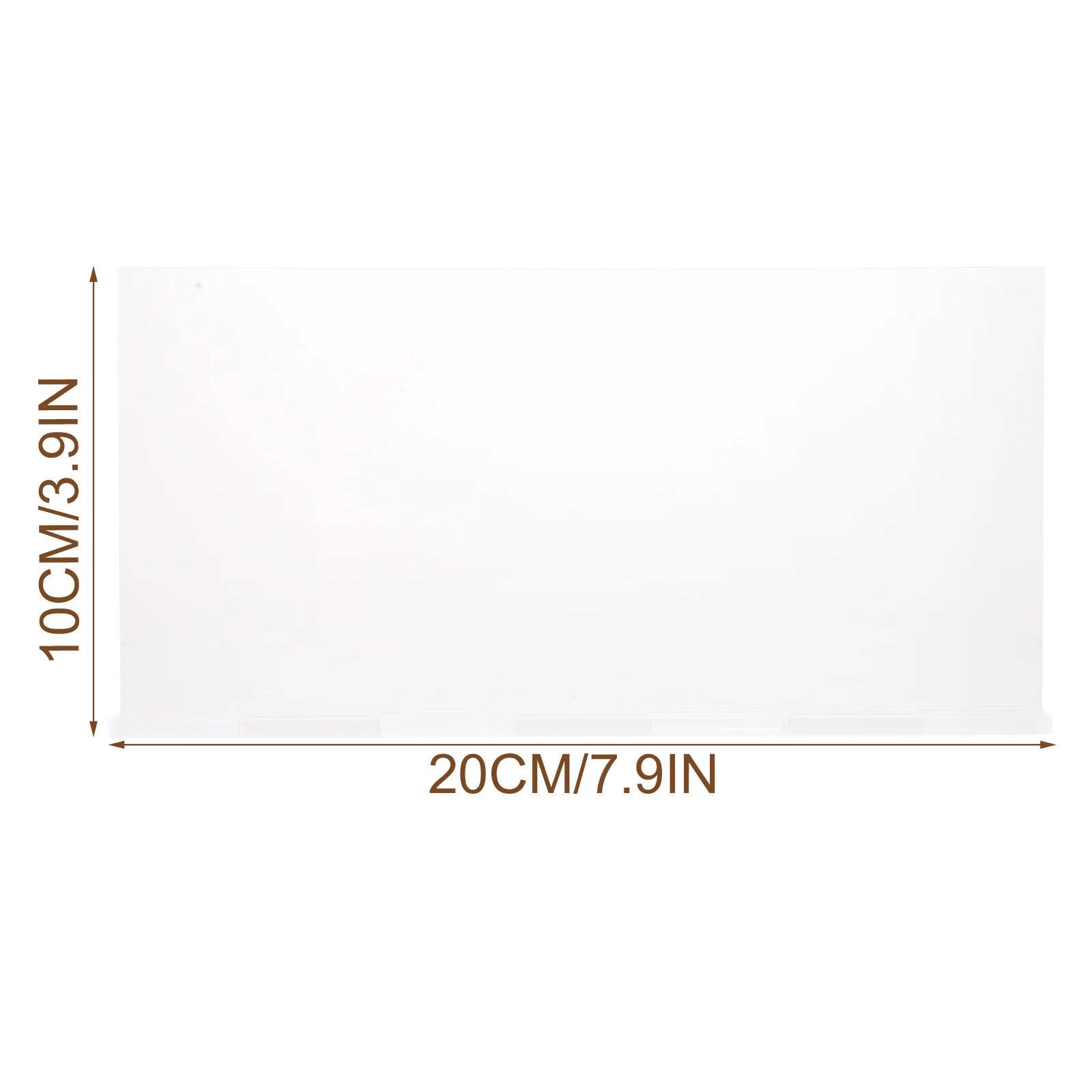 

5Pcs Acrylic Desk Name Plates Clear Office Name Signs Multi-Function Table Number Holders for Wedding Table Number Holder