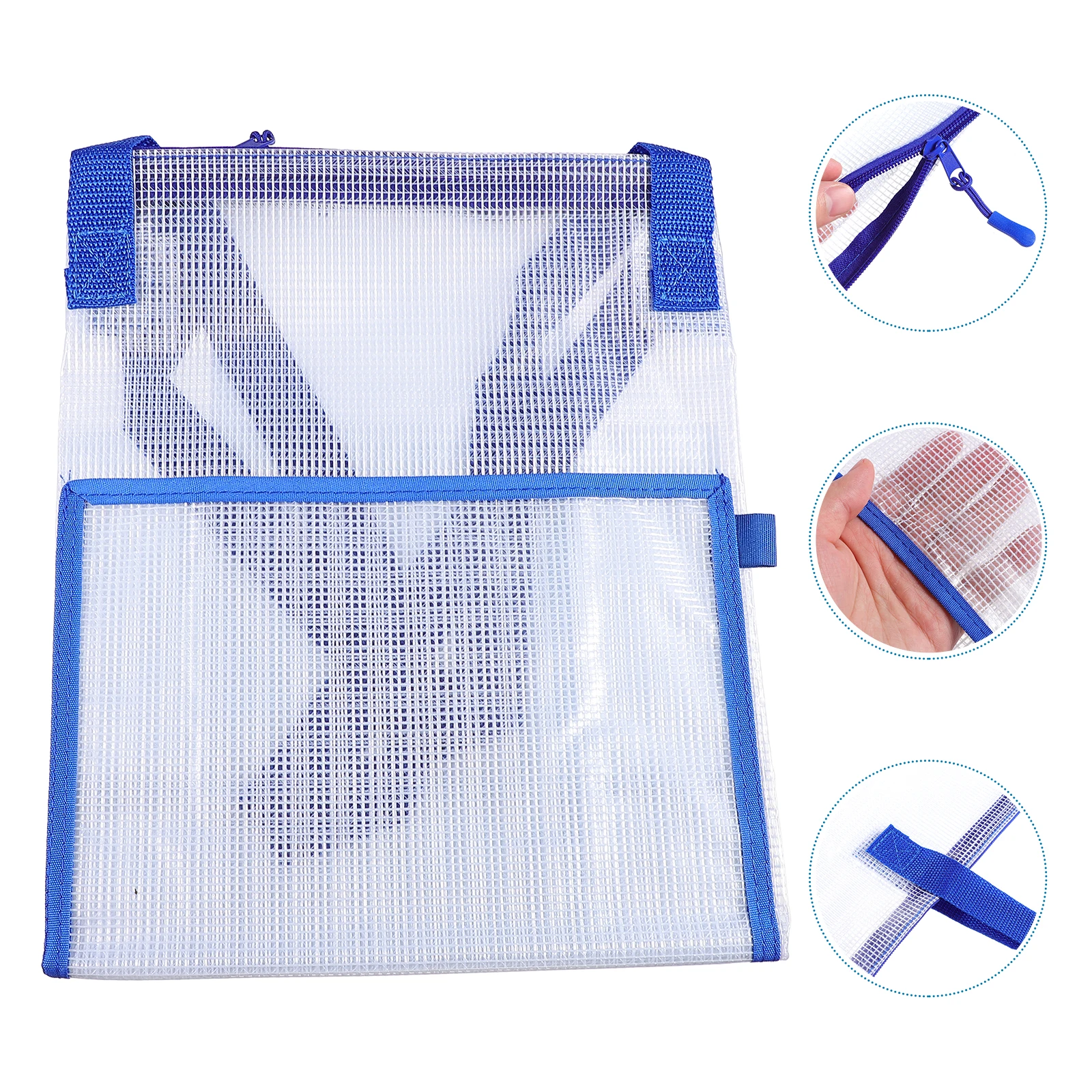 

Large Clear Art Portfolio Bag Heavy Duty Pvc Storage For Posters Blueprint Organizer Transparent With Zipper Handle