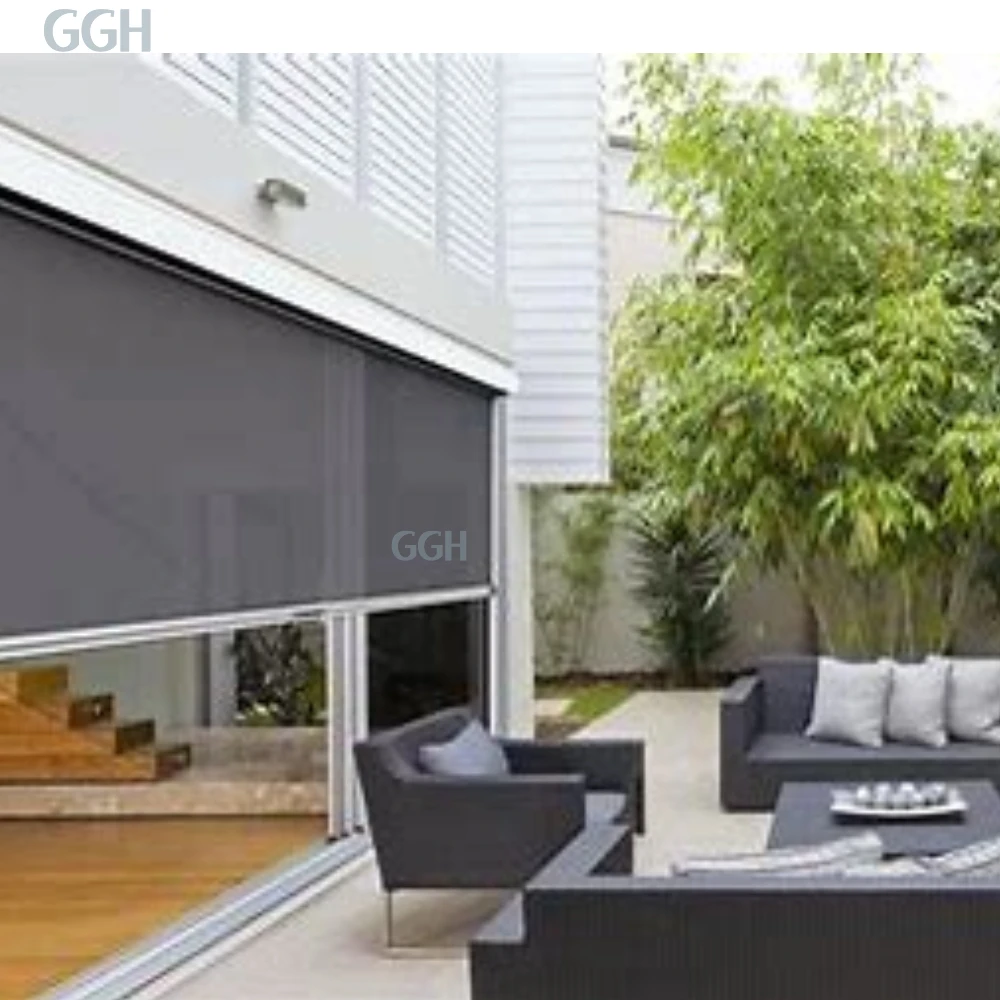 

KAKADU Modern Design Zip Windproof Aluminum Roller Shutter Blinds Skylight Window Applications Outdoor Side Ceiling Installation