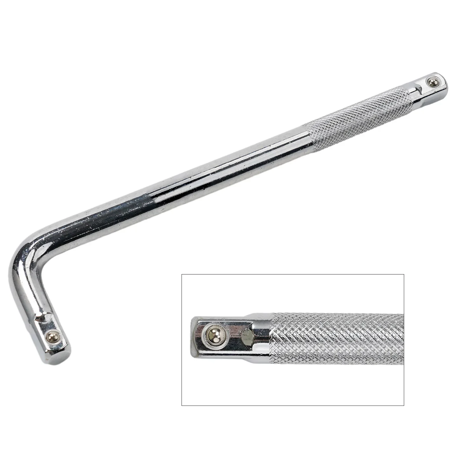 

1pcs Extension L Type Bent Bar Shaped Double End Anti Slip Socket 1/2 1/4 3/8inch Wrench Curved Rod Spanner Hand Tool Accessorie