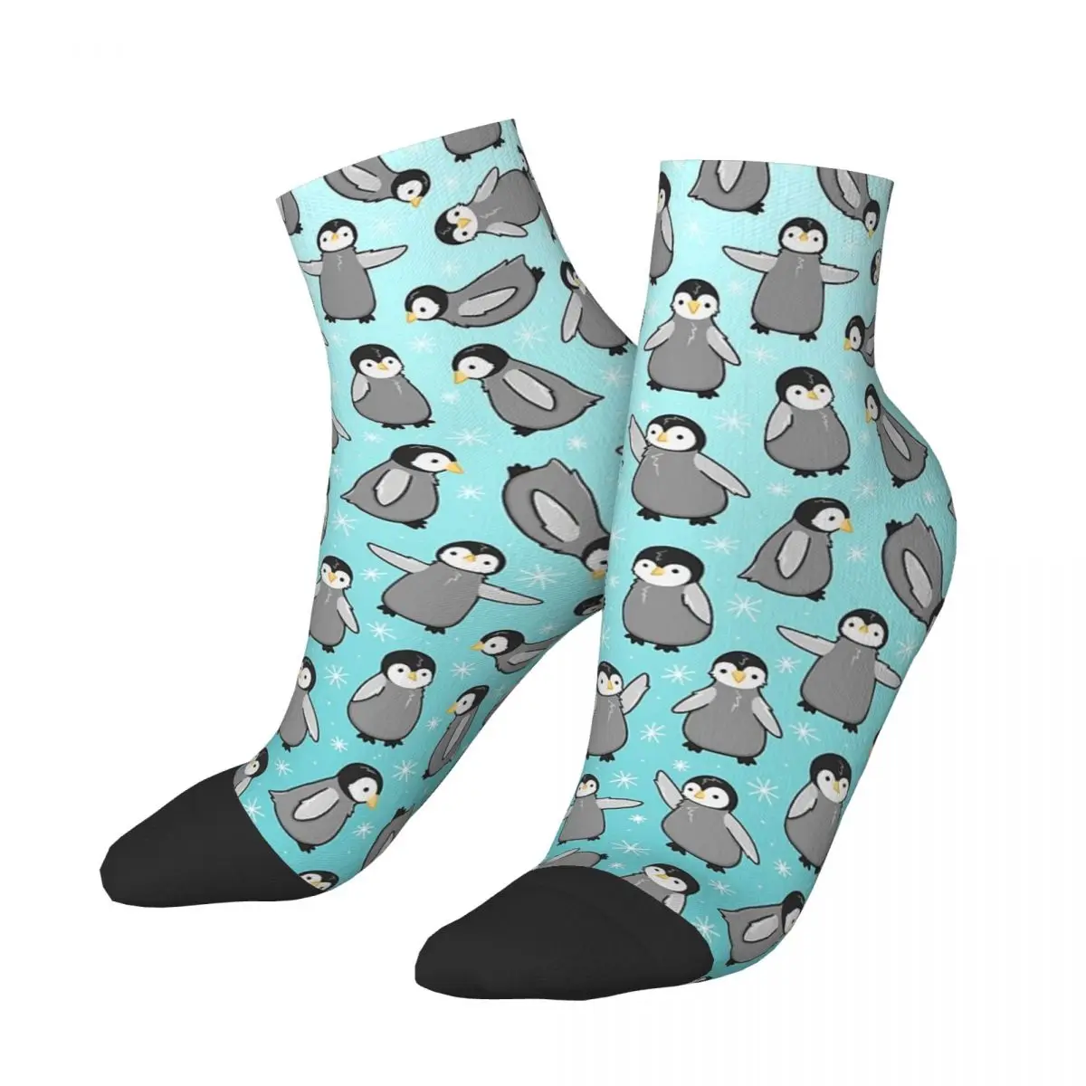 Penguin Chicks Socks Harajuku Sweat Absorbing Stockings All Season Socks Accessories for Man's Woman's Christmas Gifts